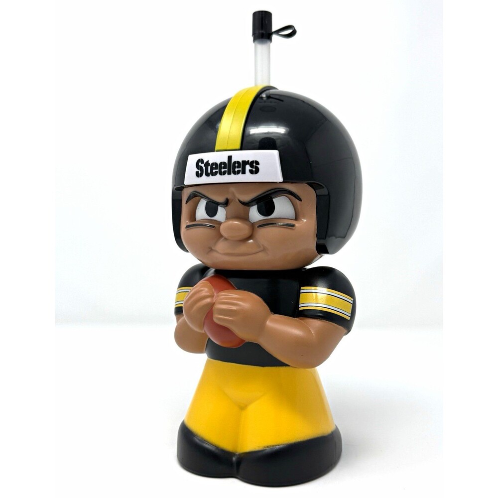TeenyMates Pittsburgh Steelers Football Player Travel Cup